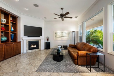 Perched on an elevated lot overlooking the iconic #3 hole at the on Golf Club At La Quinta in California - for sale on GolfHomes.com, golf home, golf lot