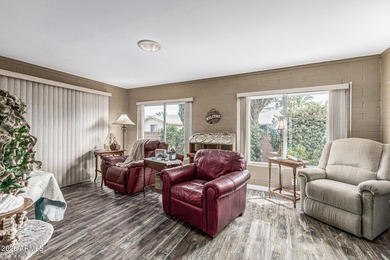 RARE and thoughtfully reimagined 3 bedroom, 2 bath home in Sun on Sun City Country Club in Arizona - for sale on GolfHomes.com, golf home, golf lot