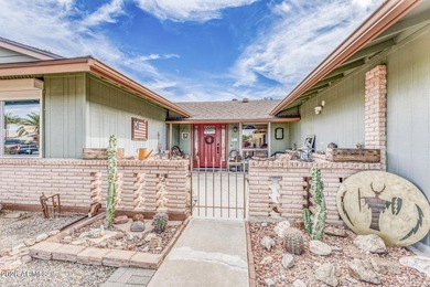 RARE and thoughtfully reimagined 3 bedroom, 2 bath home in Sun on Sun City Country Club in Arizona - for sale on GolfHomes.com, golf home, golf lot