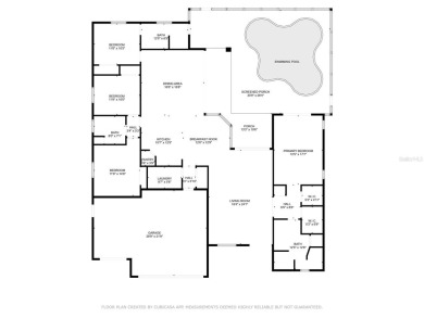 Spacious 4-Bedroom Pool Home in Rotonda West - Florida Living at on Pinemoor West Golf Club in Florida - for sale on GolfHomes.com, golf home, golf lot