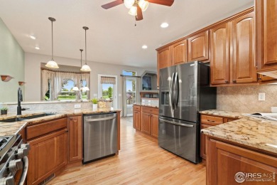 Welcome Home! Backed by open space with a tranquil pond view on Eaton Country Club in Colorado - for sale on GolfHomes.com, golf home, golf lot