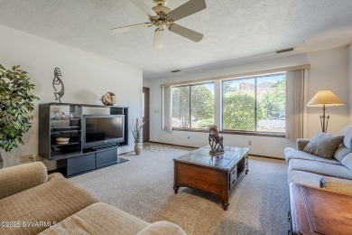 This charming 3-bedroom, 2-bath home offers red rock views and on Sedona Golf Resort in Arizona - for sale on GolfHomes.com, golf home, golf lot