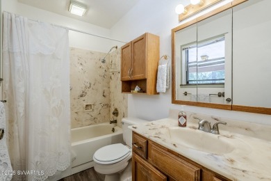 This charming 3-bedroom, 2-bath home offers red rock views and on Sedona Golf Resort in Arizona - for sale on GolfHomes.com, golf home, golf lot