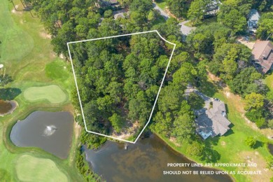 1.3+ acre Waterfront AND Golf Course view lot in Country Club on Hattiesburg Country Club in Mississippi - for sale on GolfHomes.com, golf home, golf lot