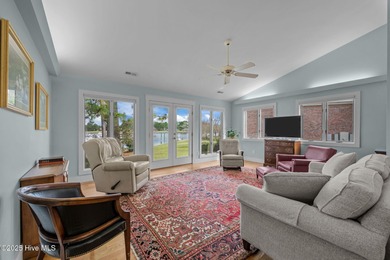 This beautifully designed home offers breathtaking water views on Harbour Point Golf Club in North Carolina - for sale on GolfHomes.com, golf home, golf lot