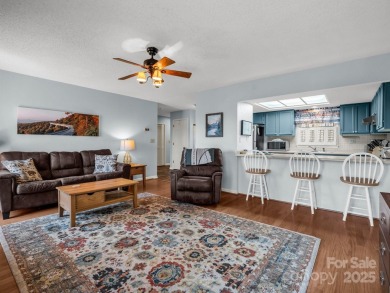 Stunning 2 bedroom/2 bathroom condo overlooking the golf course! on Rumbling Bald Resort on Lake Lure in North Carolina - for sale on GolfHomes.com, golf home, golf lot