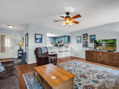 Stunning 2 bedroom/2 bathroom condo overlooking the golf course! on Rumbling Bald Resort on Lake Lure in North Carolina - for sale on GolfHomes.com, golf home, golf lot