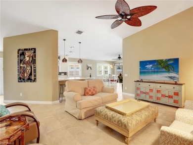 Discover this inviting, fully furnished VillageWalk of Bonita on Palmira Golf and Country Club in Florida - for sale on GolfHomes.com, golf home, golf lot
