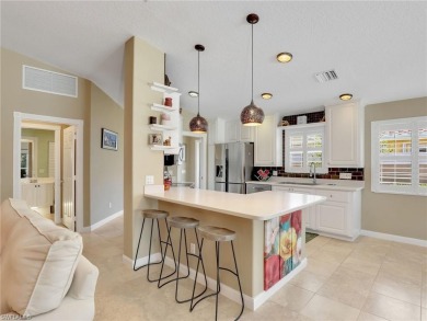 Discover this inviting, fully furnished VillageWalk of Bonita on Palmira Golf and Country Club in Florida - for sale on GolfHomes.com, golf home, golf lot