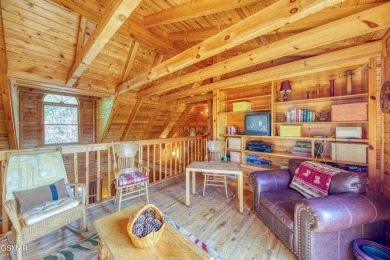 Charming True Log Cabin in Cobbly Nob - Your Mountain Retreat on Bent Creek Golf Course in Tennessee - for sale on GolfHomes.com, golf home, golf lot