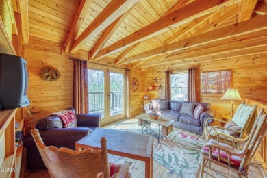 Charming True Log Cabin in Cobbly Nob - Your Mountain Retreat on Bent Creek Golf Course in Tennessee - for sale on GolfHomes.com, golf home, golf lot