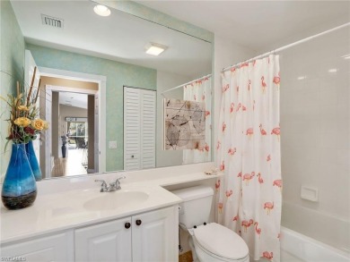 Discover this inviting, fully furnished VillageWalk of Bonita on Palmira Golf and Country Club in Florida - for sale on GolfHomes.com, golf home, golf lot