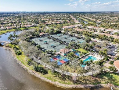 Discover this inviting, fully furnished VillageWalk of Bonita on Palmira Golf and Country Club in Florida - for sale on GolfHomes.com, golf home, golf lot