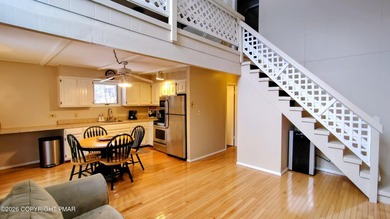 Escape to this cute-as-a-button 3-bedroom, 1-bath chalet with a on The Hideout Golf in Pennsylvania - for sale on GolfHomes.com, golf home, golf lot