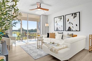 Stunningly remodeled 1 bed, 1.5 bath Penthouse condo in 55+ on Hollybrook Golf and Tennis Club  in Florida - for sale on GolfHomes.com, golf home, golf lot