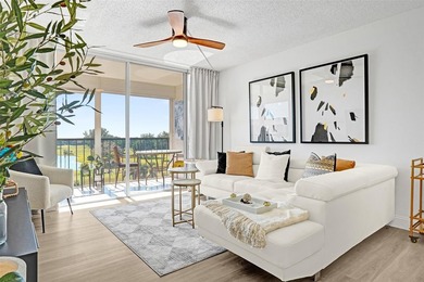 Stunningly remodeled 1 bed, 1.5 bath Penthouse condo in 55+ on Hollybrook Golf and Tennis Club  in Florida - for sale on GolfHomes.com, golf home, golf lot