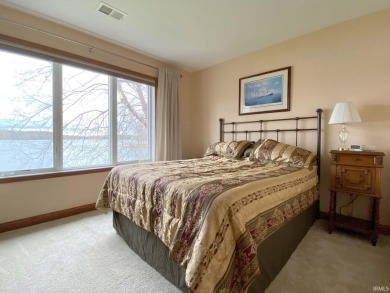 Waterfront living at its best! Immaculate 2x6 construction with on Crooked Lake Golf Course Whitley County in Indiana - for sale on GolfHomes.com, golf home, golf lot