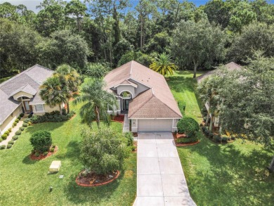 Welcome to this stunning three-bedroom, two-bath home located in on Plantation Bay Golf and Country Club in Florida - for sale on GolfHomes.com, golf home, golf lot