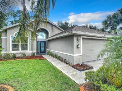 Welcome to this stunning three-bedroom, two-bath home located in on Plantation Bay Golf and Country Club in Florida - for sale on GolfHomes.com, golf home, golf lot