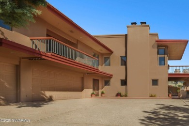 Open your private gated bridge to enter this beautiful oasis on Oakcreek Country Club in Arizona - for sale on GolfHomes.com, golf home, golf lot