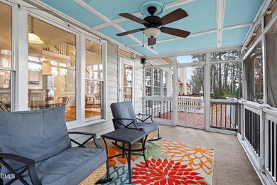 Golf-Course Home with Cul-de-Sac Privacy. 3BR/2.5BA home on the on Hedingham Golf and Athletic Club in North Carolina - for sale on GolfHomes.com, golf home, golf lot