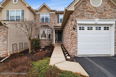 This pristine 3-bedroom, 2.5-bath townhome boasts an impressive on Country Club of the Poconos Golf Course in Pennsylvania - for sale on GolfHomes.com, golf home, golf lot