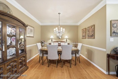 This pristine 3-bedroom, 2.5-bath townhome boasts an impressive on Country Club of the Poconos Golf Course in Pennsylvania - for sale on GolfHomes.com, golf home, golf lot