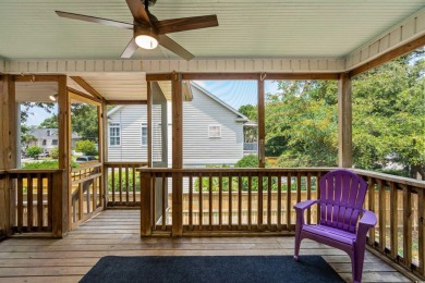 Welcome to 154 Cedar Point Avenue, a classic raised beach home on Wachesaw Plantation Club in South Carolina - for sale on GolfHomes.com, golf home, golf lot