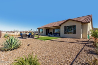 Experience luxury living in this furnished 2-bedroom, 2.5-bath on Robson Ranch Golf Club in Arizona - for sale on GolfHomes.com, golf home, golf lot