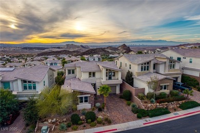 Welcome to the Peaks at Lake Las Vegas. This striking modern on Falls Golf Course in Nevada - for sale on GolfHomes.com, golf home, golf lot