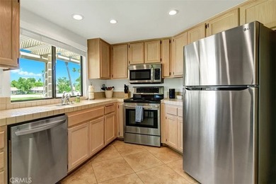 Remodeled Augusta model ideally positioned on the 3rd fairway to on Palm Desert Resort Country Club in California - for sale on GolfHomes.com, golf home, golf lot