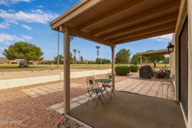 Enjoy the view on your extended patio over-looking the golf on Fountain of the Sun Country Club in Arizona - for sale on GolfHomes.com, golf home, golf lot