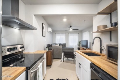 Gorgeous, updated home WITH CASITA on palm tree lined street in on Encanto 18 Golf Course in Arizona - for sale on GolfHomes.com, golf home, golf lot