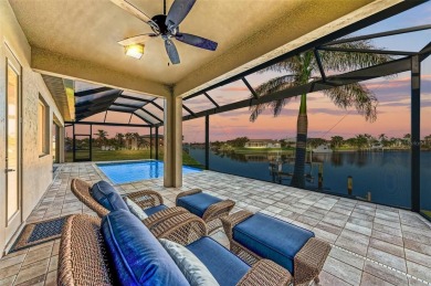 Fall in love with this 2015 built custom waterfront pool home on Saint Andrews South Golf Club in Florida - for sale on GolfHomes.com, golf home, golf lot