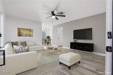 Enjoy this newly remodeled, single-story townhouse  with a new on Desert Rose Golf Course in Nevada - for sale on GolfHomes.com, golf home, golf lot