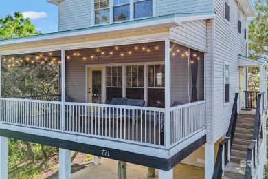 Spacious elevated beach house in Surfside Shores, just 3 blocks on Kiva Dunes Golf Club in Alabama - for sale on GolfHomes.com, golf home, golf lot