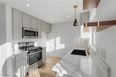 Enjoy this newly remodeled, single-story townhouse  with a new on Desert Rose Golf Course in Nevada - for sale on GolfHomes.com, golf home, golf lot