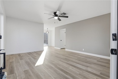 Enjoy this newly remodeled, single-story townhouse  with a new on Desert Rose Golf Course in Nevada - for sale on GolfHomes.com, golf home, golf lot