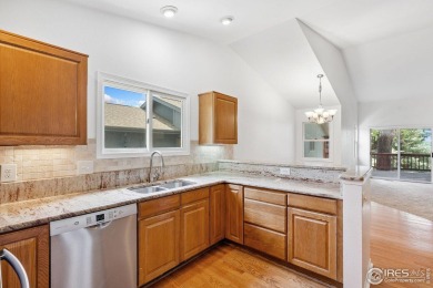 Enjoy easy living in one of Fort Collins' most distinctive on Adriel Hills Golf Course in Colorado - for sale on GolfHomes.com, golf home, golf lot