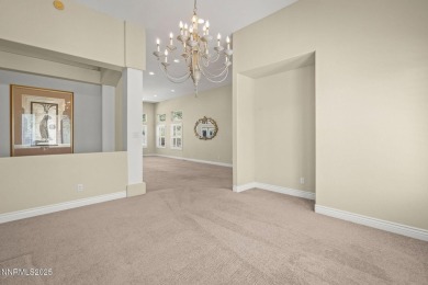 This custom built 4 bed / 4 bath home is nestled at the end of a on Wolf Run Golf Club in Nevada - for sale on GolfHomes.com, golf home, golf lot