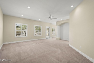This custom built 4 bed / 4 bath home is nestled at the end of a on Wolf Run Golf Club in Nevada - for sale on GolfHomes.com, golf home, golf lot