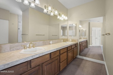 This custom built 4 bed / 4 bath home is nestled at the end of a on Wolf Run Golf Club in Nevada - for sale on GolfHomes.com, golf home, golf lot