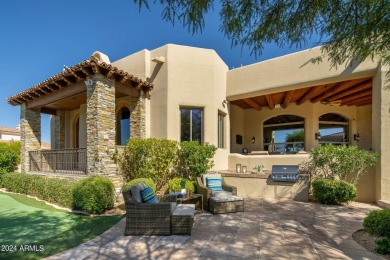 Resort-style living with sweeping Pinnacle Peak, sunset & city on Troon Country Club in Arizona - for sale on GolfHomes.com, golf home, golf lot