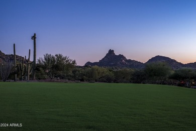 Resort-style living with sweeping Pinnacle Peak, sunset & city on Troon Country Club in Arizona - for sale on GolfHomes.com, golf home, golf lot