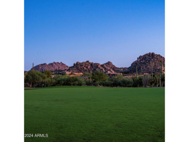 Resort-style living with sweeping Pinnacle Peak, sunset & city on Troon Country Club in Arizona - for sale on GolfHomes.com, golf home, golf lot