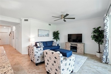 Own this first-floor DiAngelo veranda with deeded golf on Heritage Landing Golf  in Florida - for sale on GolfHomes.com, golf home, golf lot