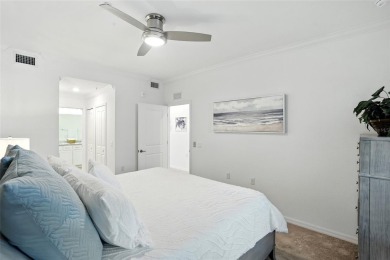 Own this first-floor DiAngelo veranda with deeded golf on Heritage Landing Golf  in Florida - for sale on GolfHomes.com, golf home, golf lot