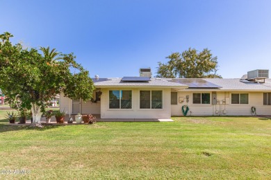 Nestled on a charming tree-lined street, this home offers on Sun City Lakes West and East in Arizona - for sale on GolfHomes.com, golf home, golf lot
