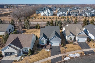 Experience luxurious one-level living in this rarely available on Rush Creek Golf Club in Minnesota - for sale on GolfHomes.com, golf home, golf lot