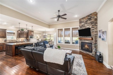Experience effortless luxury living in this stunning reverse 1 on Staley Farms Golf Club in Missouri - for sale on GolfHomes.com, golf home, golf lot